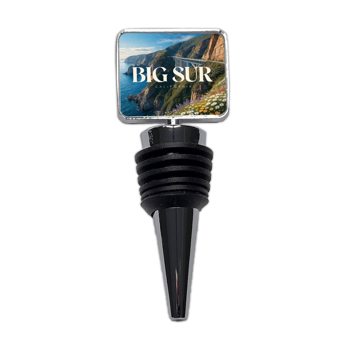 Big Sur California Travel Wine Bottle Stopper