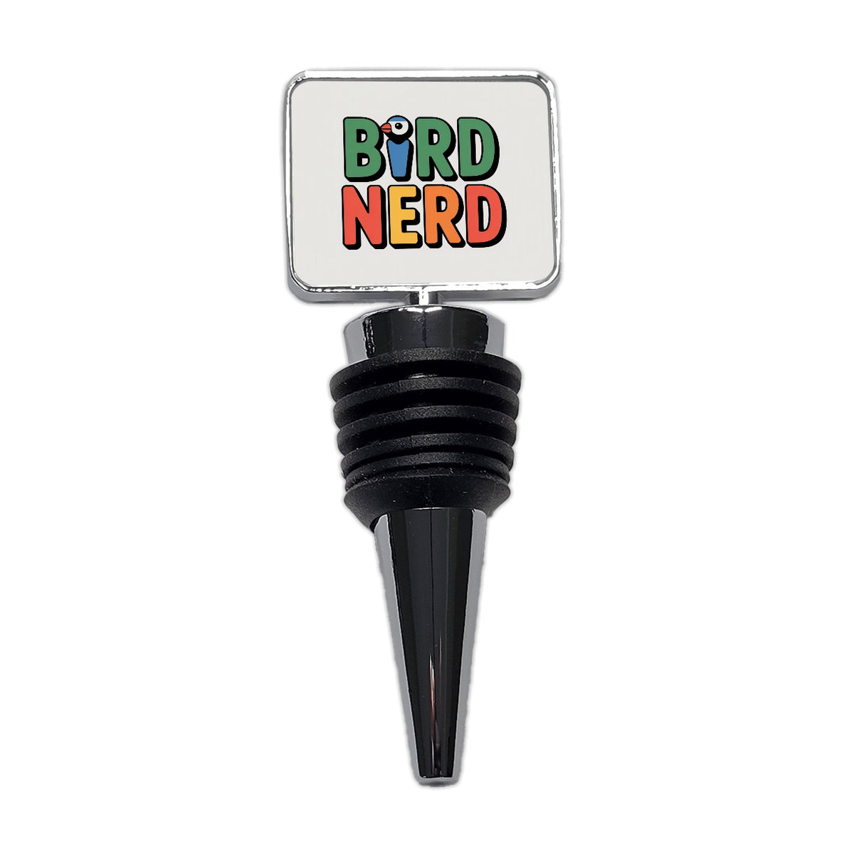 Bird Nerd Birding Watching Funny Wine Bottle Stopper
