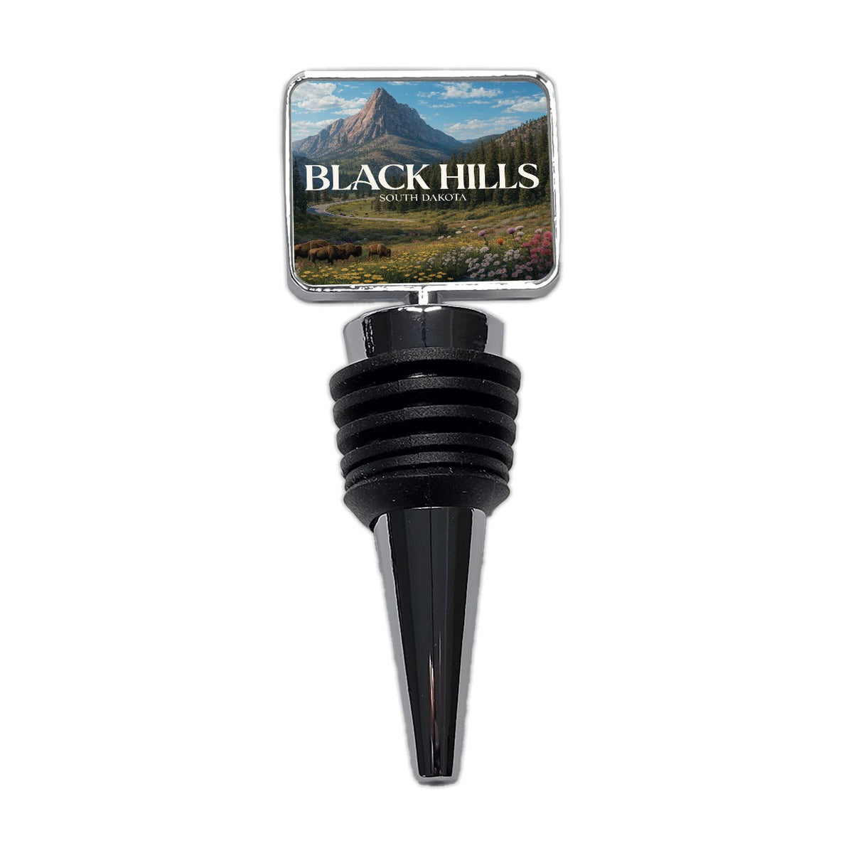 Black Hills South Dakota Travel Wine Bottle Stopper