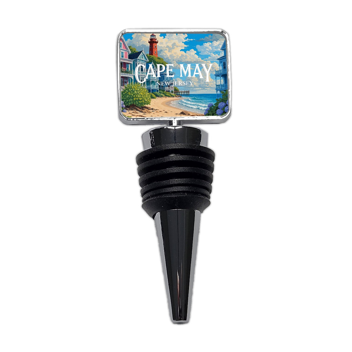 Cape May New Jersey Travel Wine Bottle Stopper