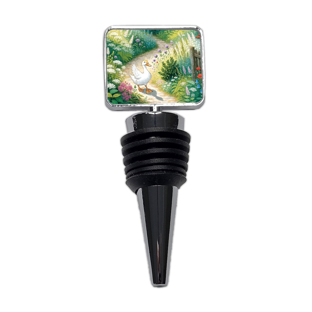 Duck Cottage Garden Wine Bottle Stopper