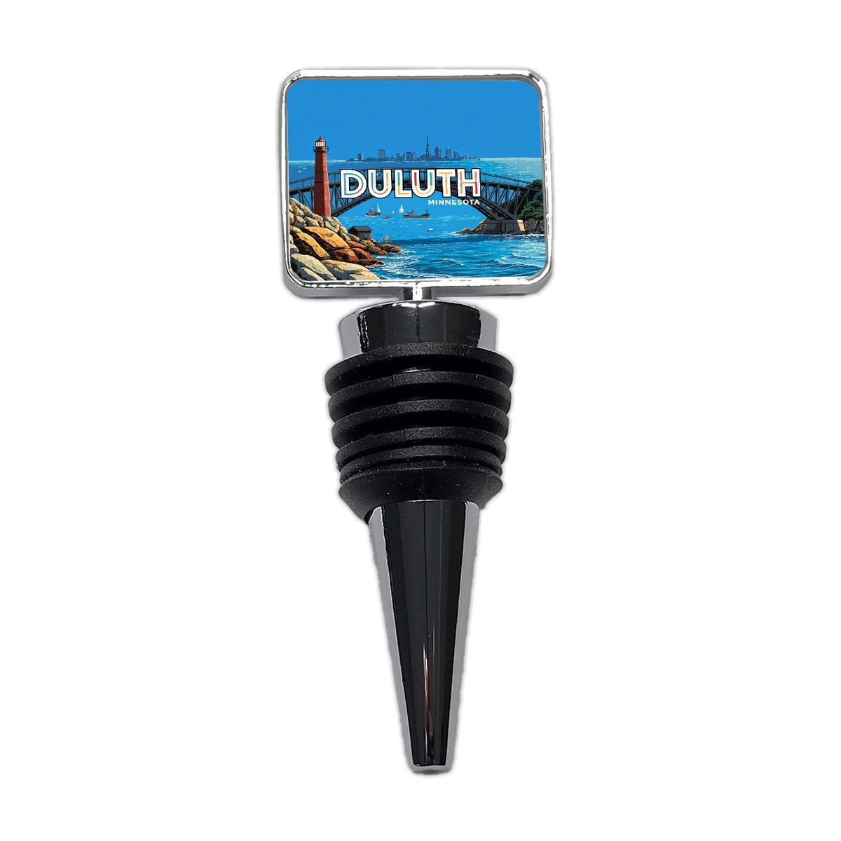 Duluth Minnesota Travel Wine Bottle Stopper