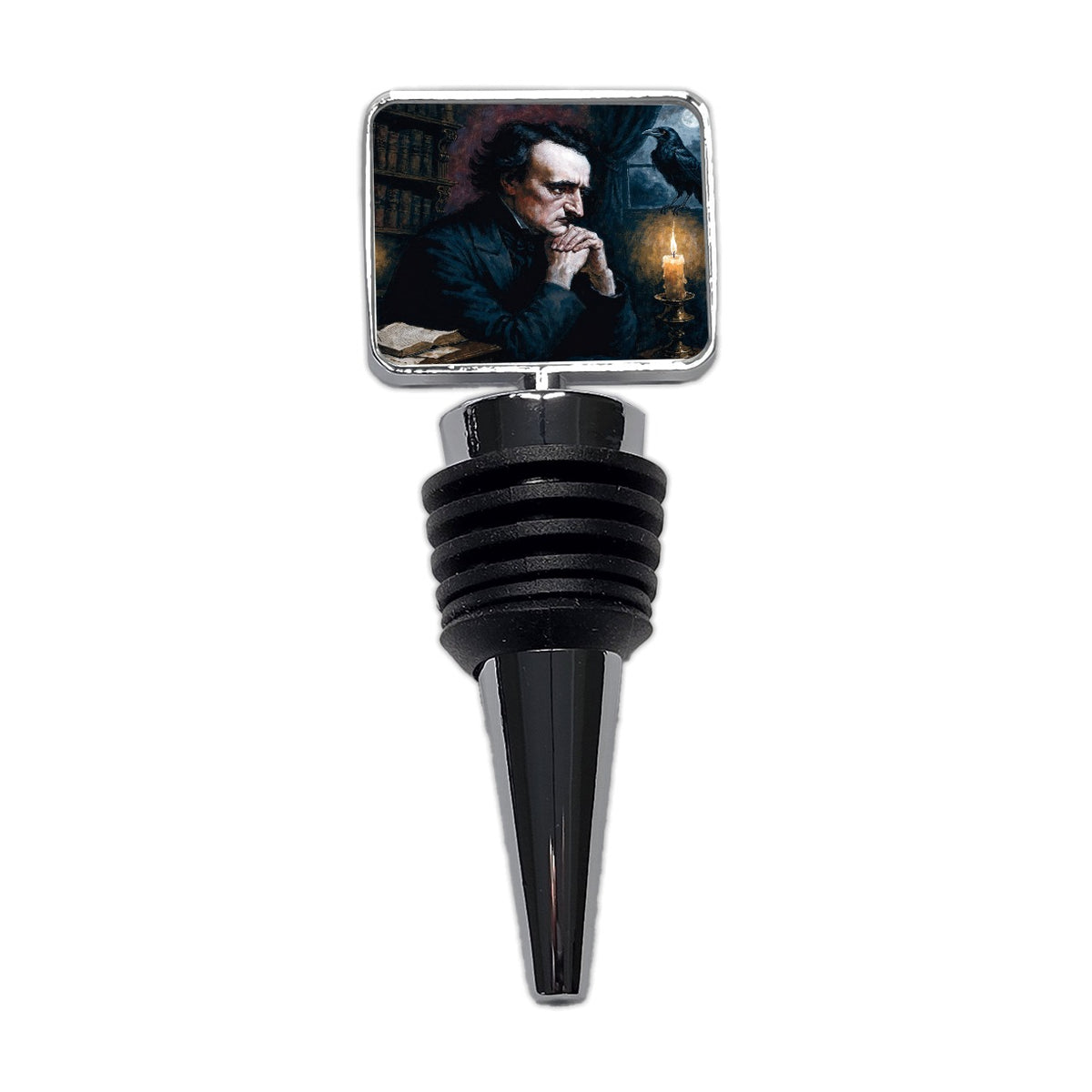 Edgar Allan Poe Author Wine Bottle Stopper