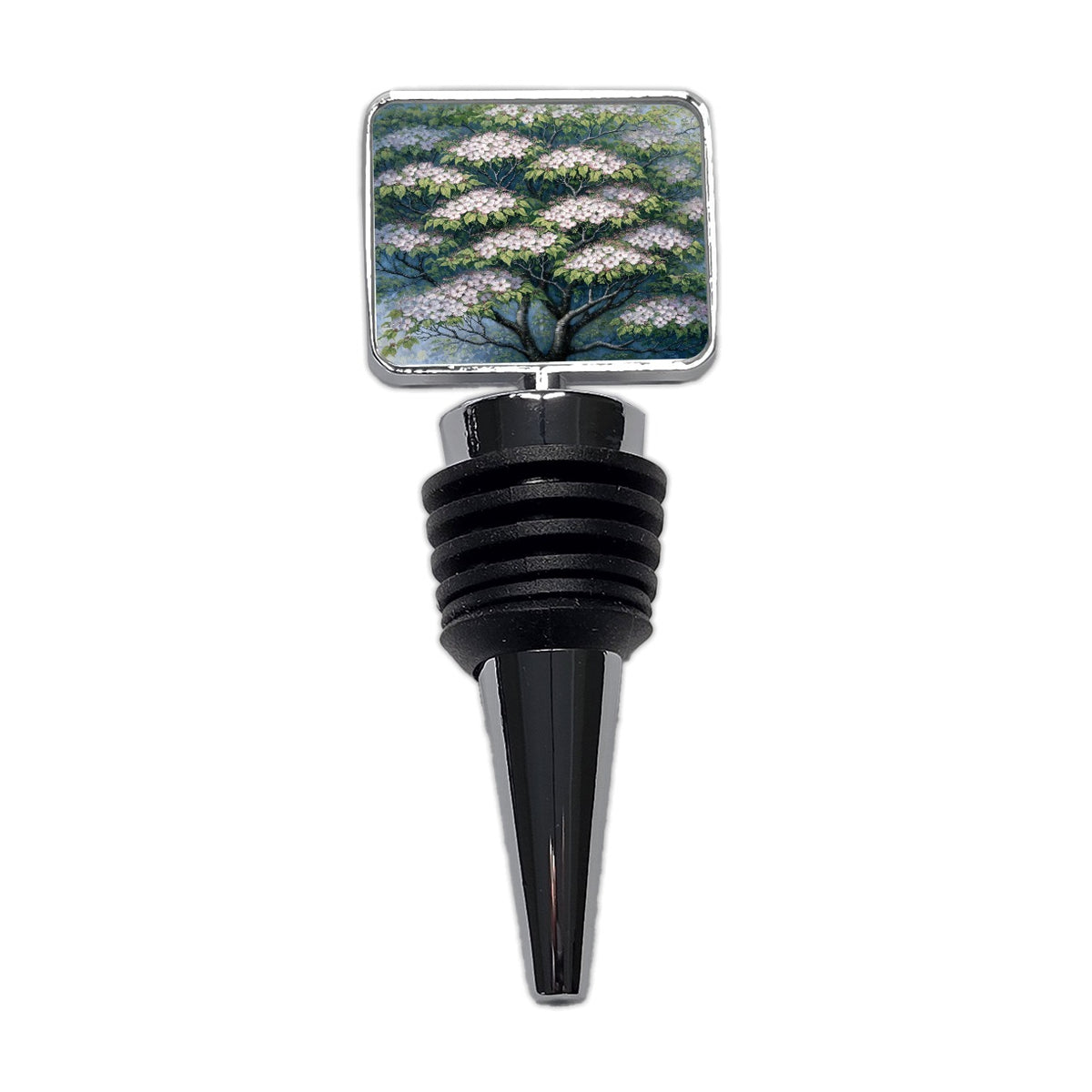 Flowering Dogwood Tree Wine Bottle Stopper