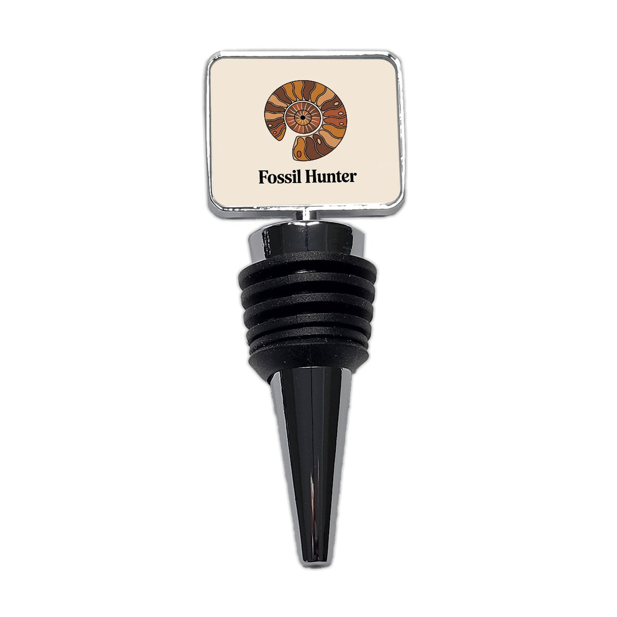 Fossil Hunter Ammonite Wine Bottle Stopper