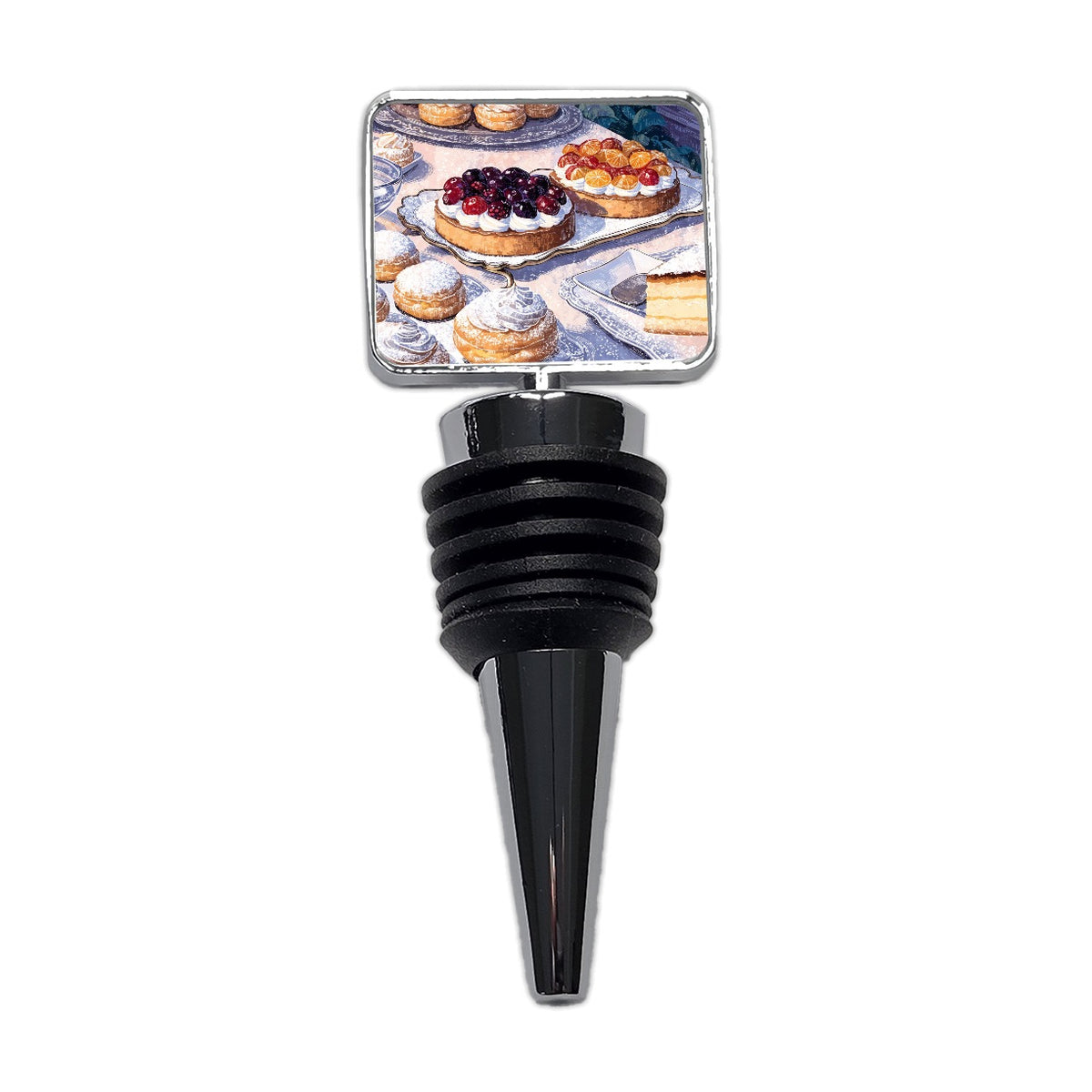 French Patisserie Pastries Wine Bottle Stopper