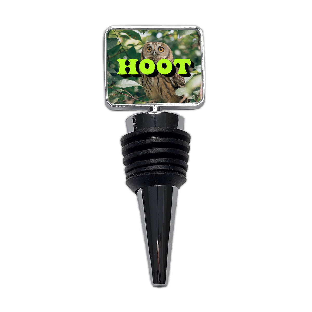 Hoot Owl Funny Wine Bottle Stopper