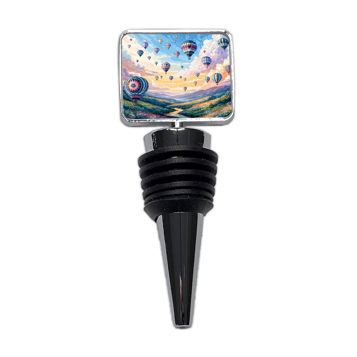 Hot Air Balloons Festival Wine Bottle Stopper
