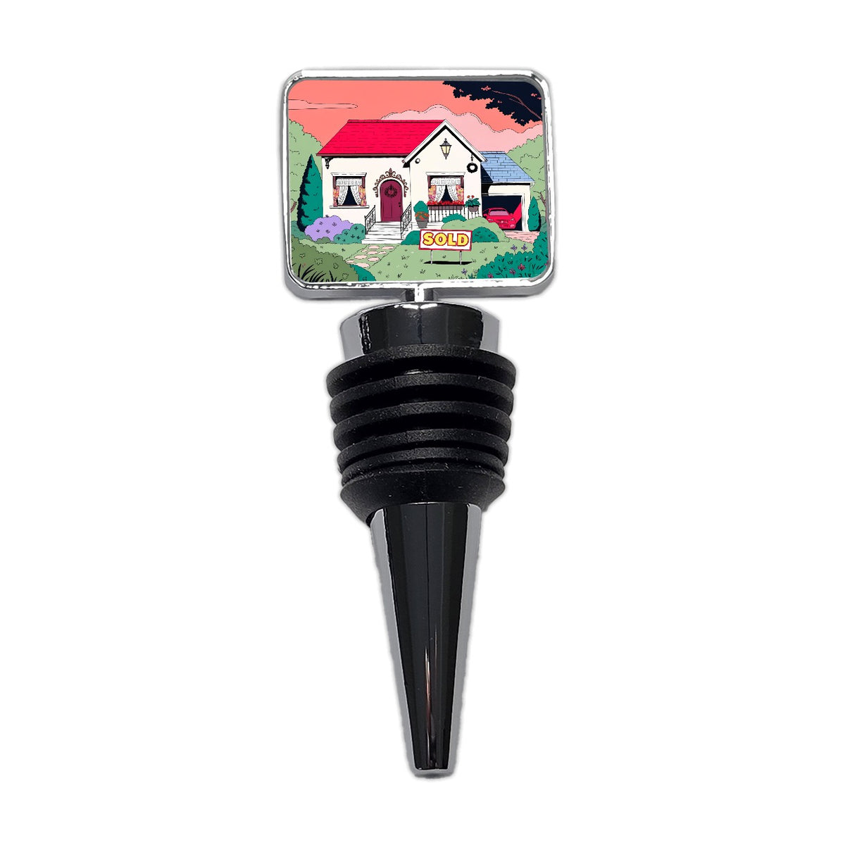 House Sold Realtor Real Estate Wine Bottle Stopper