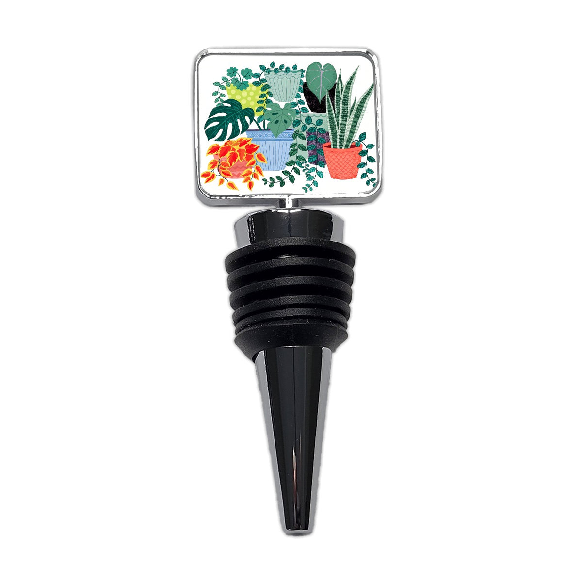 Houseplant Plant Lover Wine Bottle Stopper
