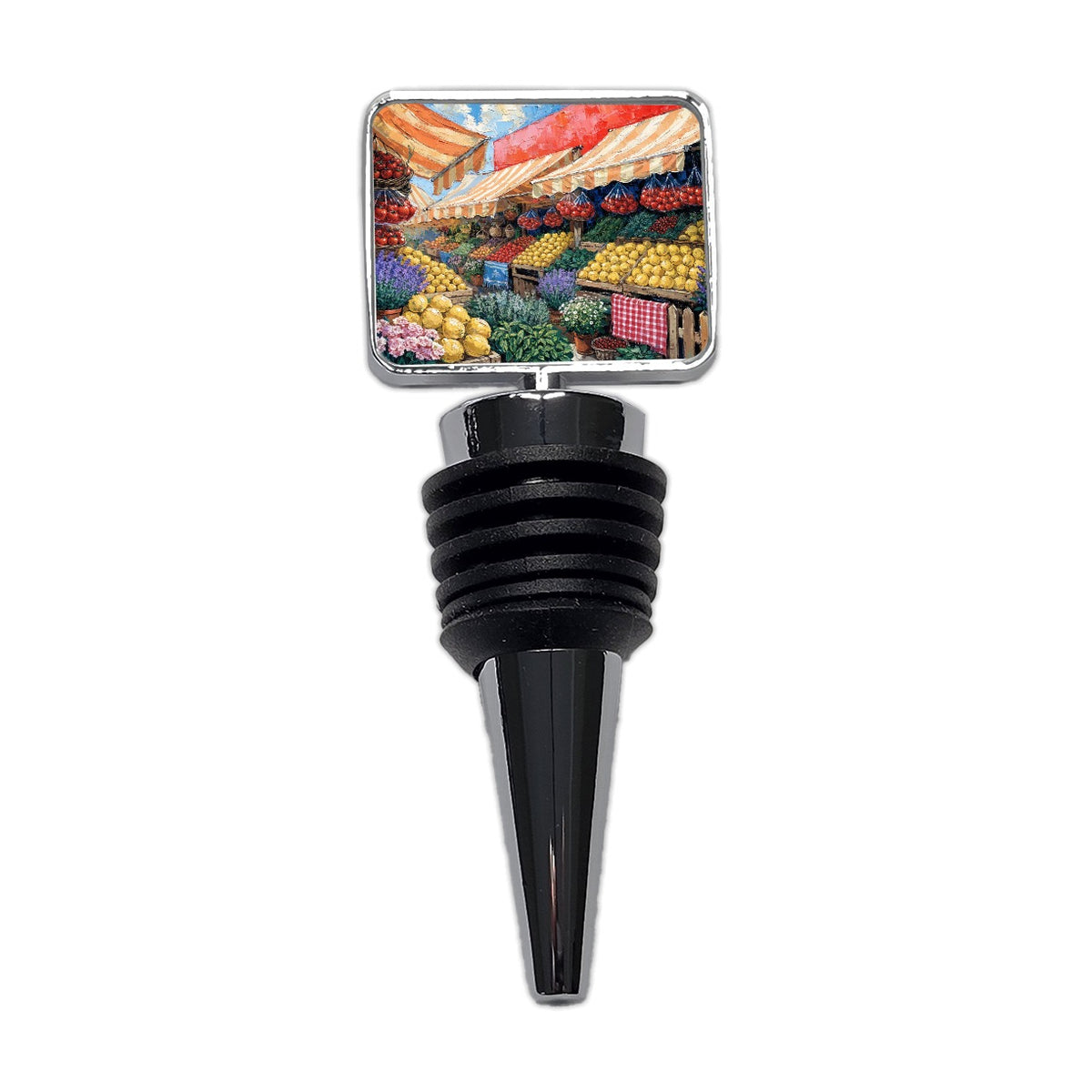 Italian Market Summer Wine Bottle Stopper