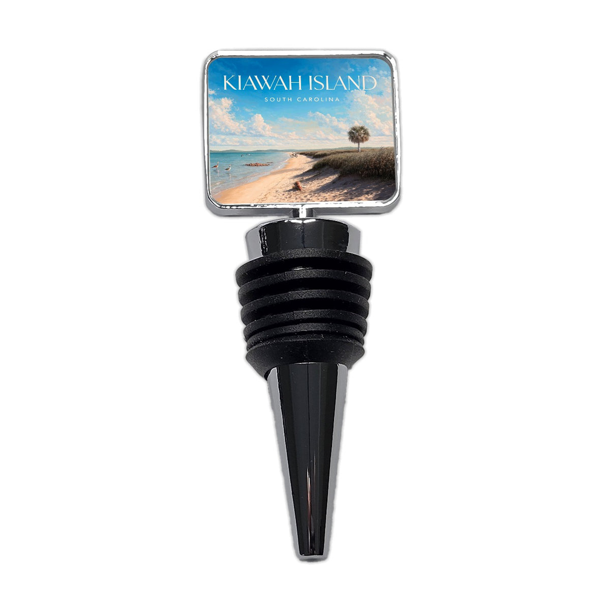 Kiawah Island South Carolina Travel Wine Bottle Stopper
