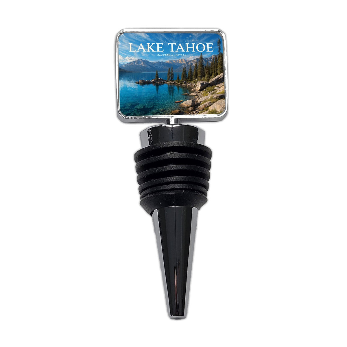 Lake Tahoe California Nevada Travel Wine Bottle Stopper