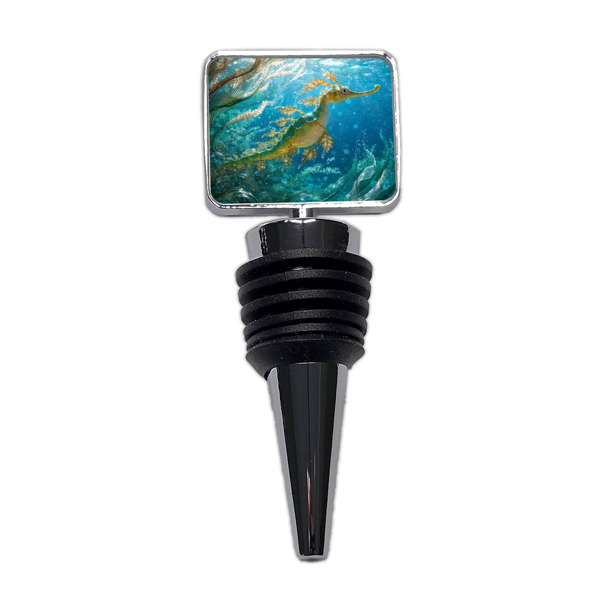Leafy Seadragon Ocean Wine Bottle Stopper