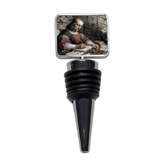 Leonardo Da Vinci Wine Bottle Stopper
