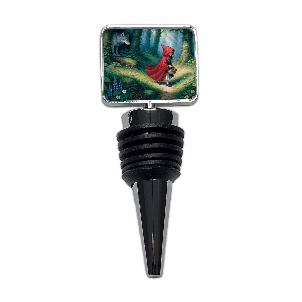 Little Red Riding Hood Fairy Tale Wine Bottle Stopper