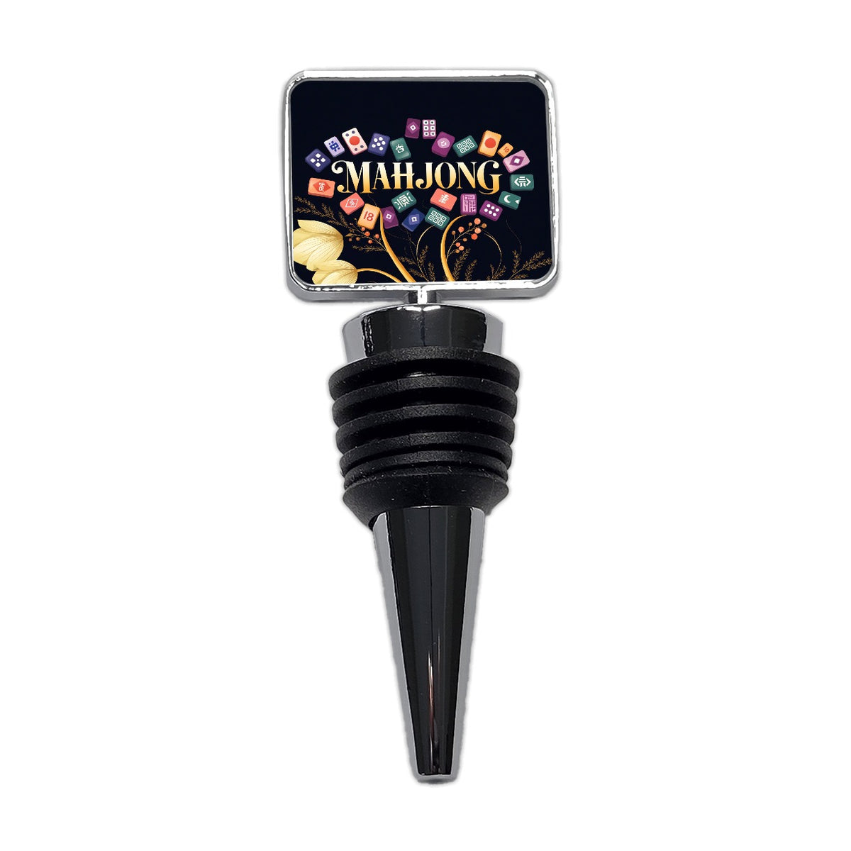 Mahjong Game Tiles Elegant Wine Bottle Stopper