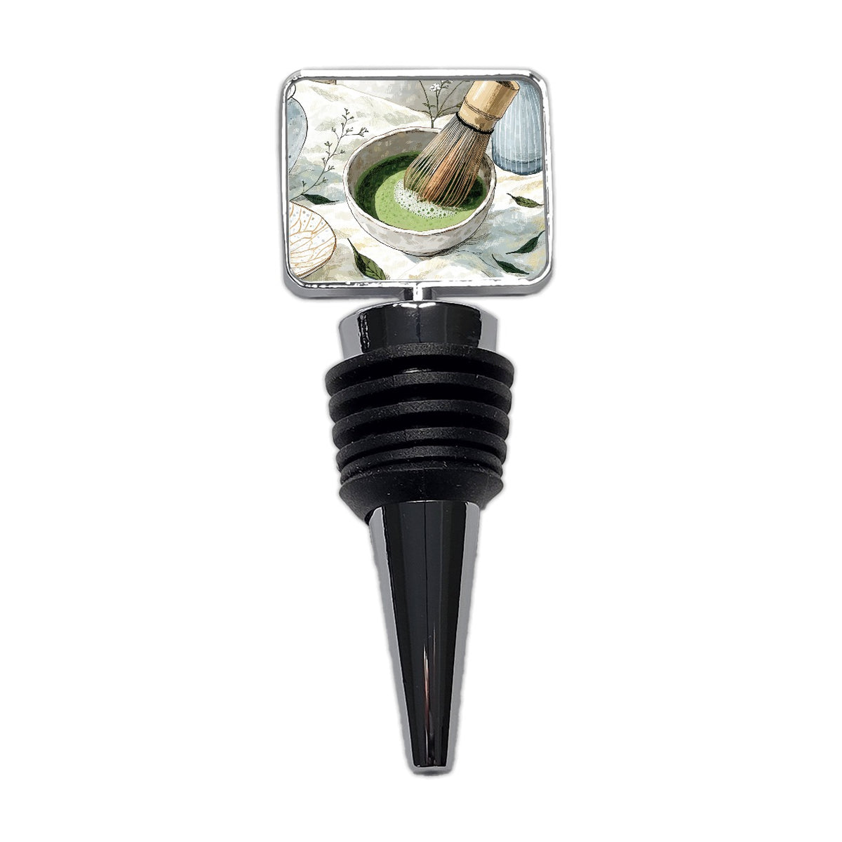 Matcha Tea Quaint Wine Bottle Stopper