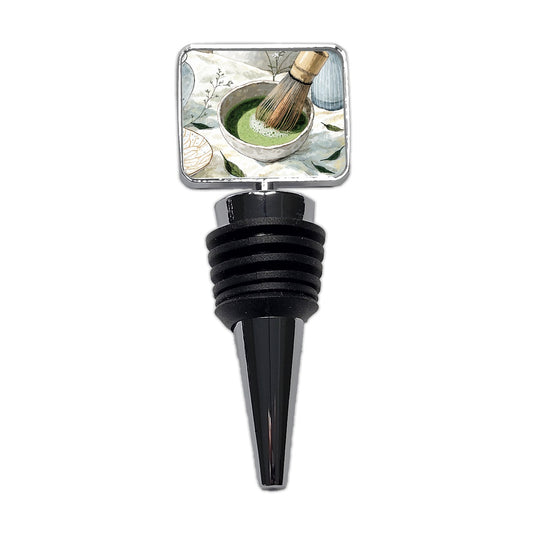 Matcha Tea Quaint Wine Bottle Stopper