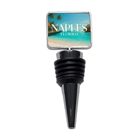 Naples Florida Travel Wine Bottle Stopper