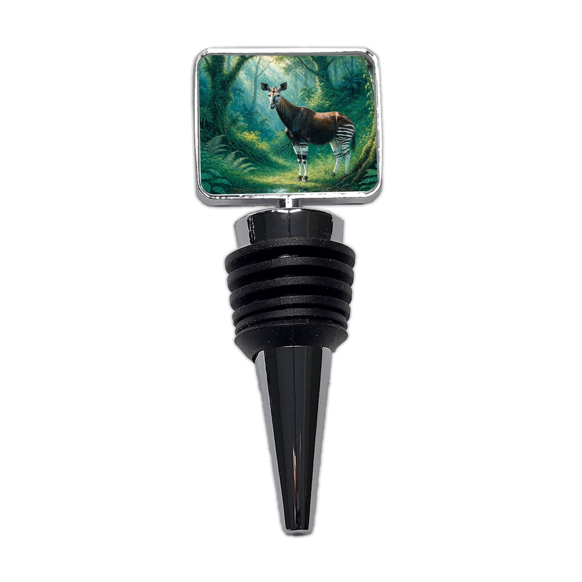 Okapi Rainforest Wine Bottle Stopper