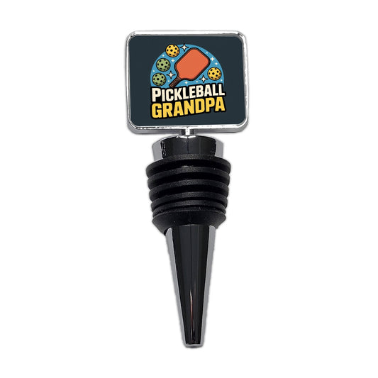 Pickleball Grandpa Wine Bottle Stopper