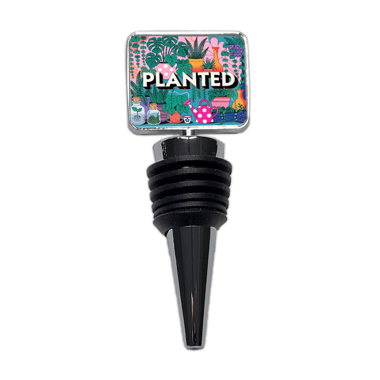Planted Gardener Gardening Plants Wine Bottle Stopper