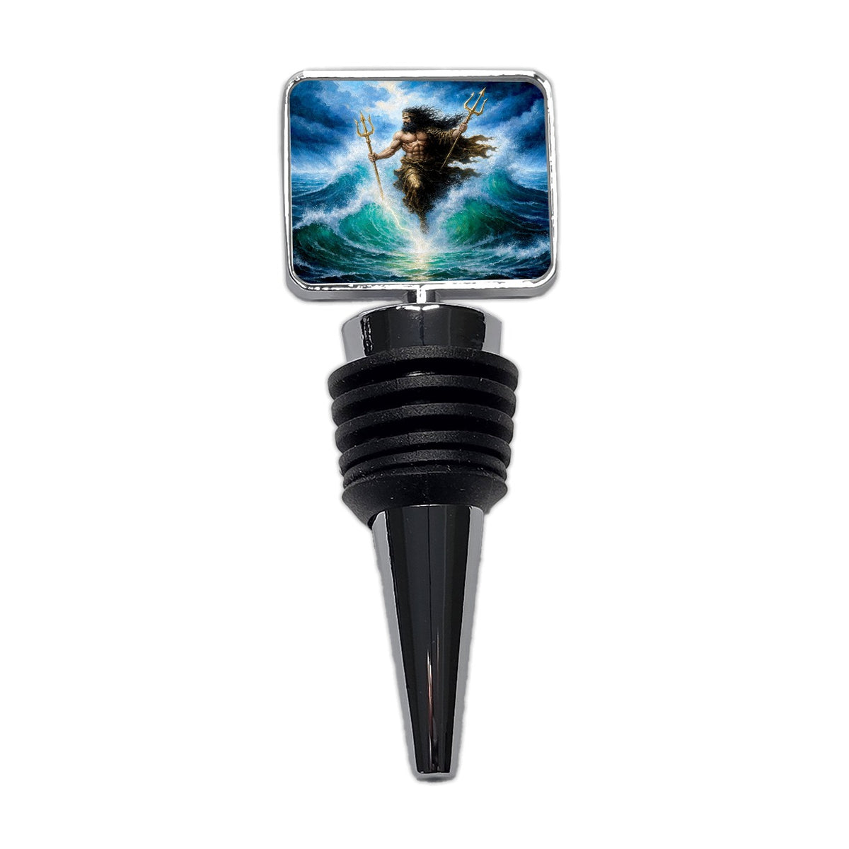 Poseidon Greek Sea God Wine Bottle Stopper