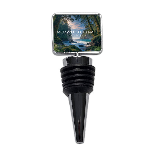Redwood Coast California Travel Wine Bottle Stopper