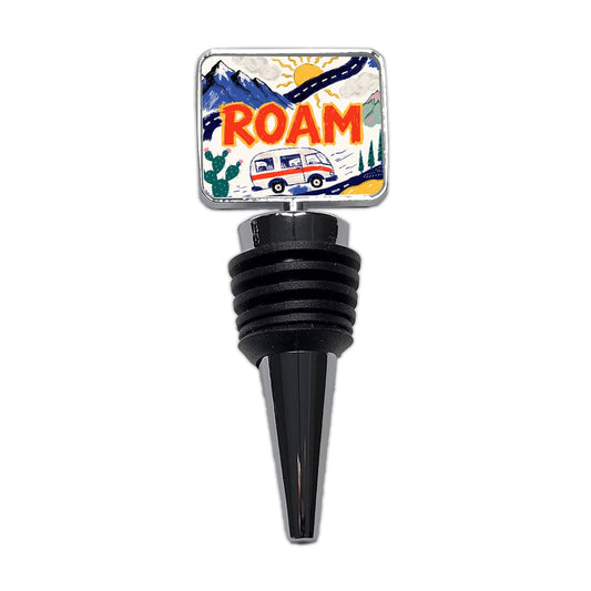 Roam Retro Camper Wine Bottle Stopper