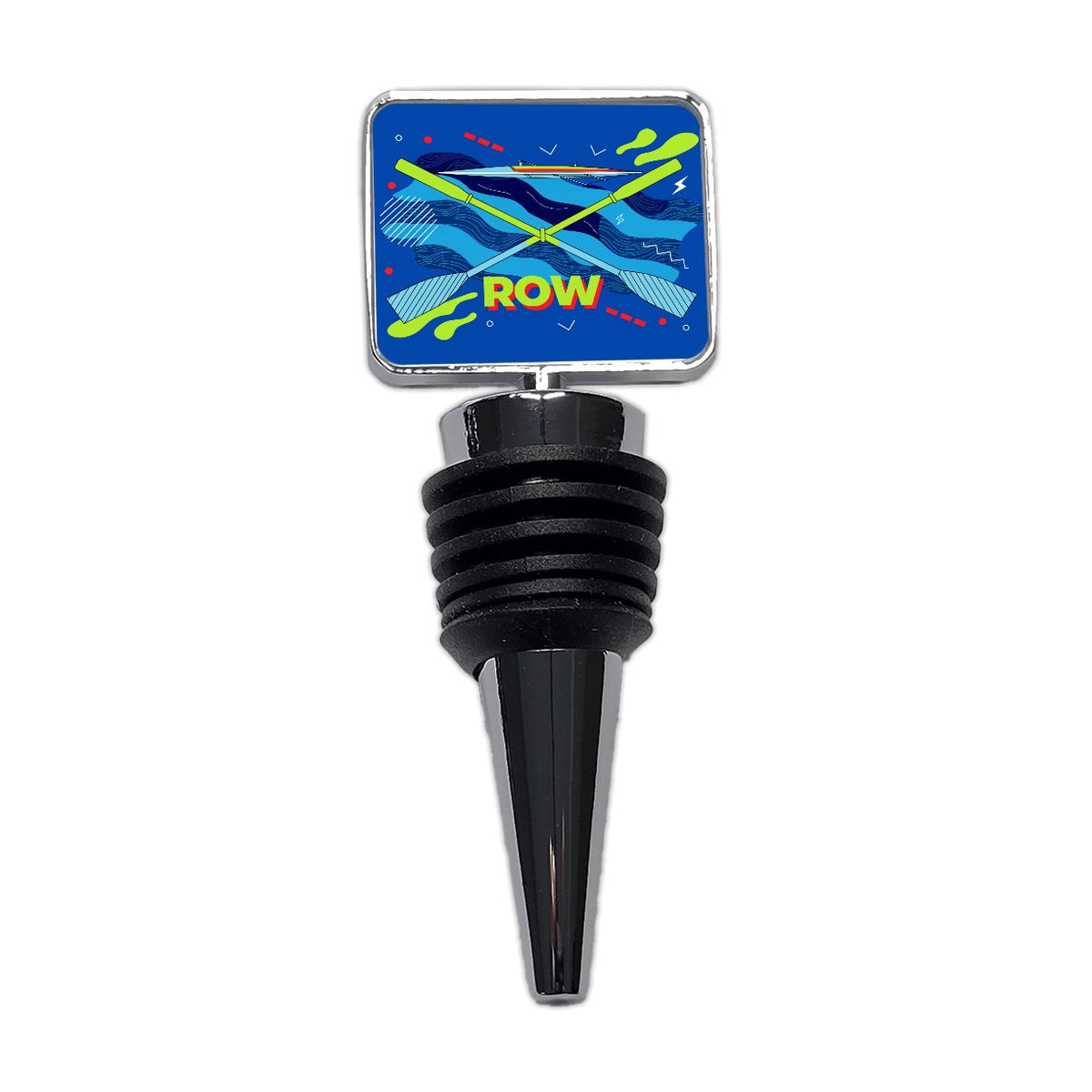 Rowing Oars Racing Shell Wine Bottle Stopper