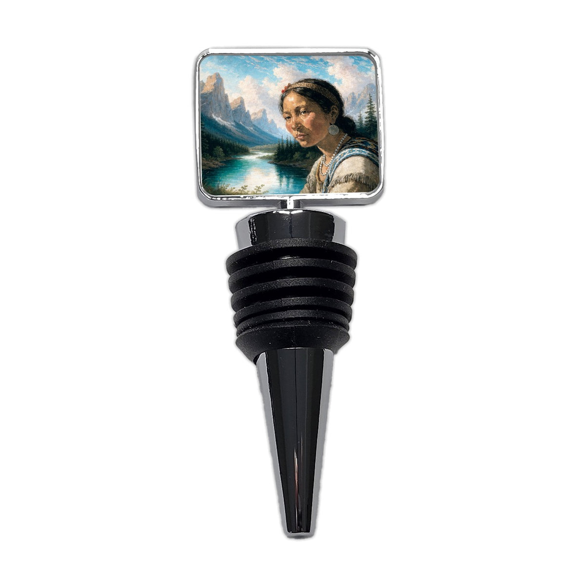 Sacagawea Explorer Wine Bottle Stopper