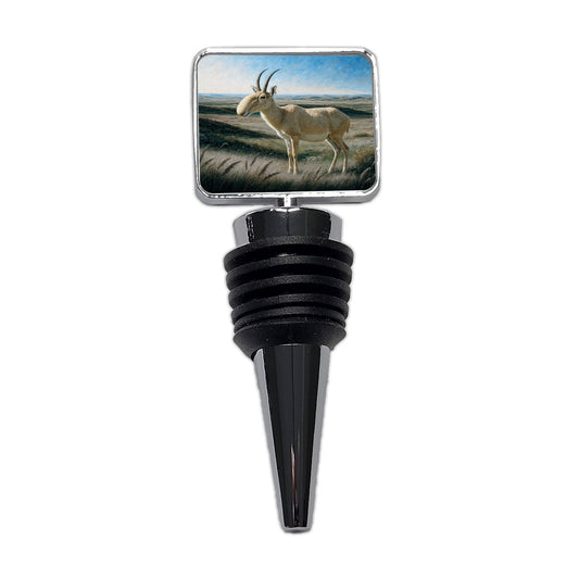 Saiga Antelope Steppe Wine Bottle Stopper