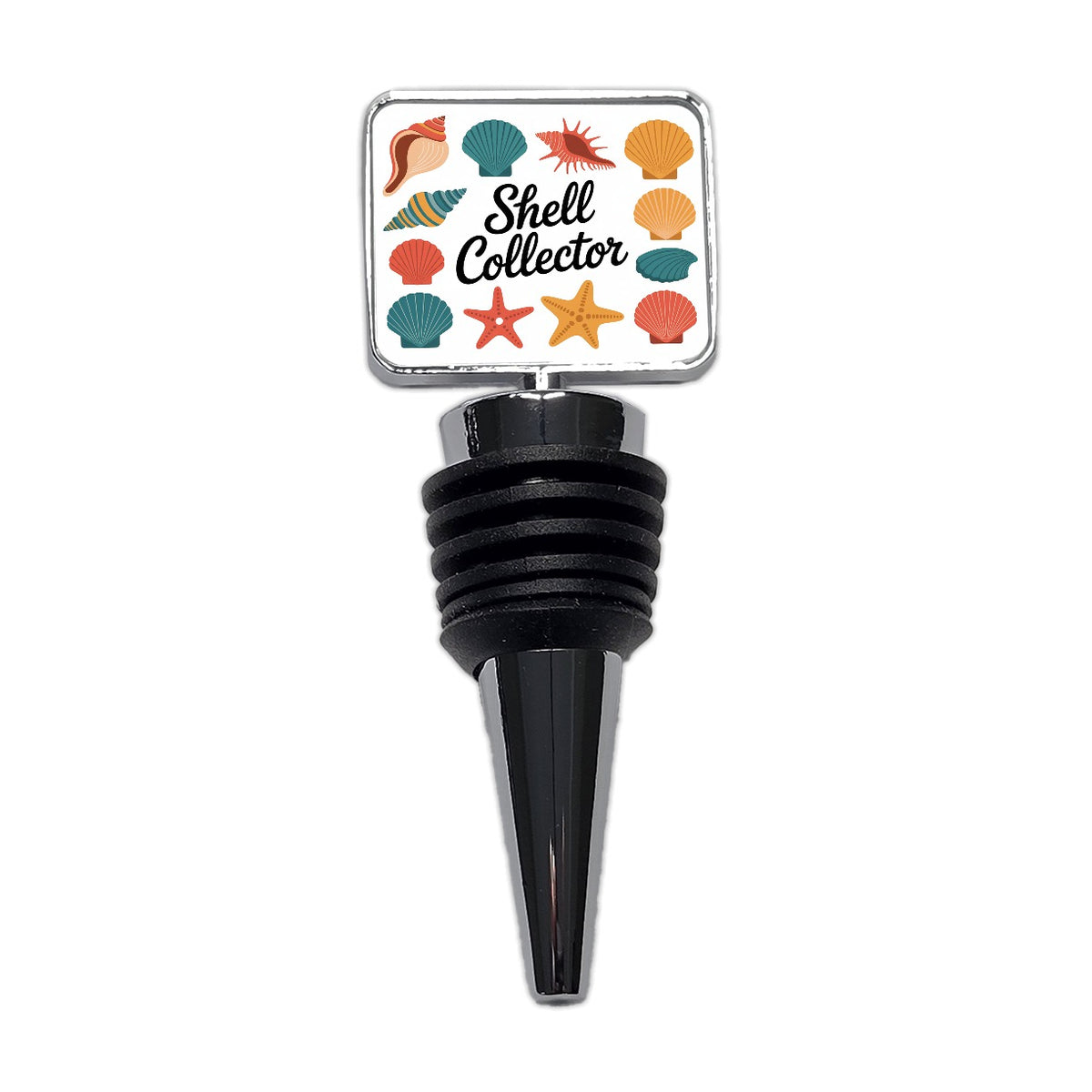 Shell Collector Seashells Wine Bottle Stopper