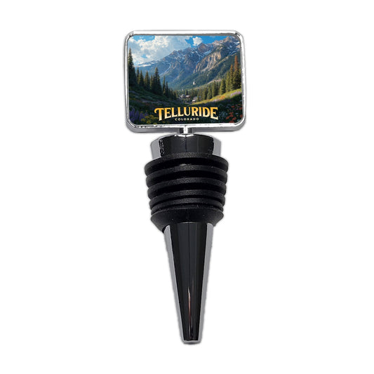 Telluride Colorado Travel Wine Bottle Stopper