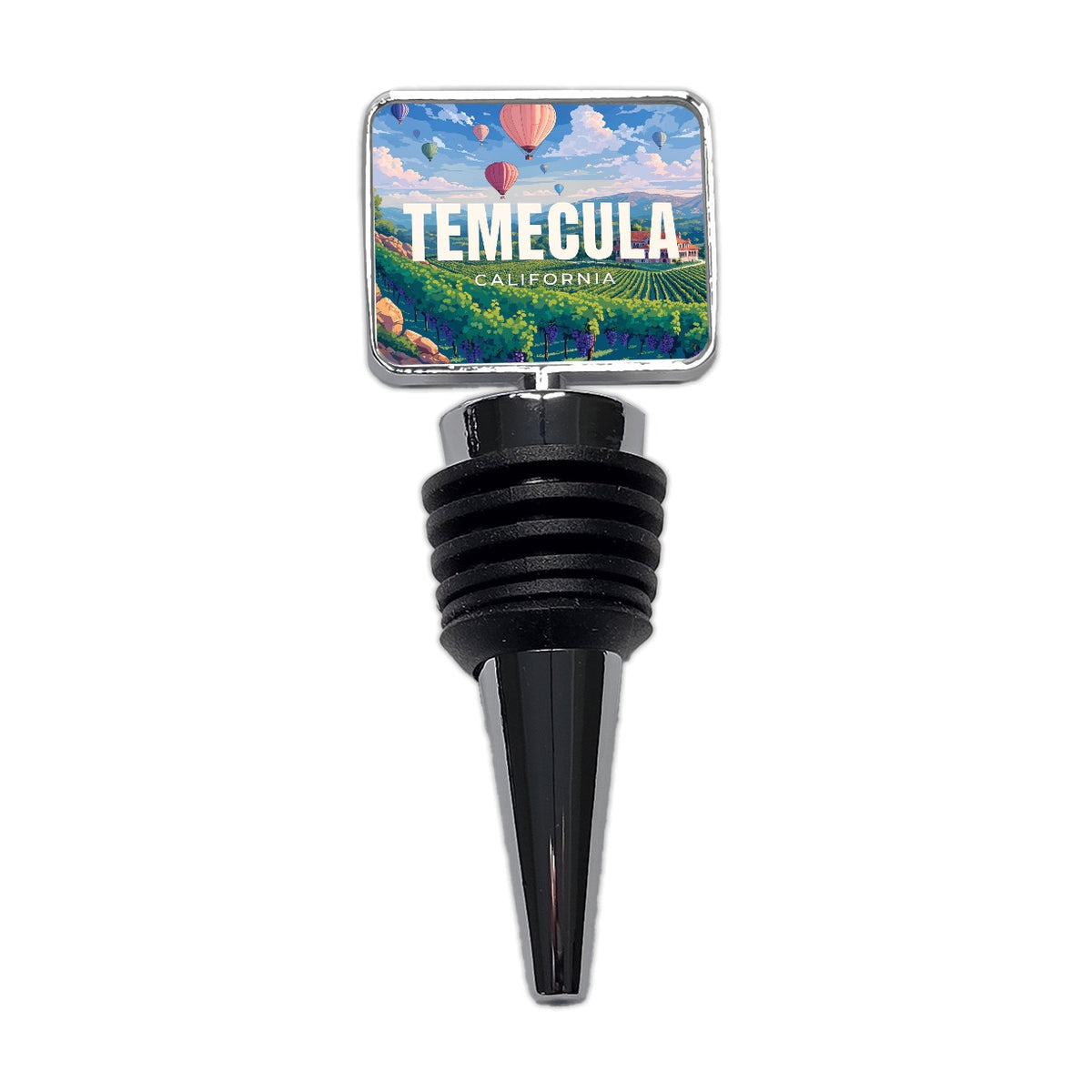 Temecula California Travel Wine Bottle Stopper