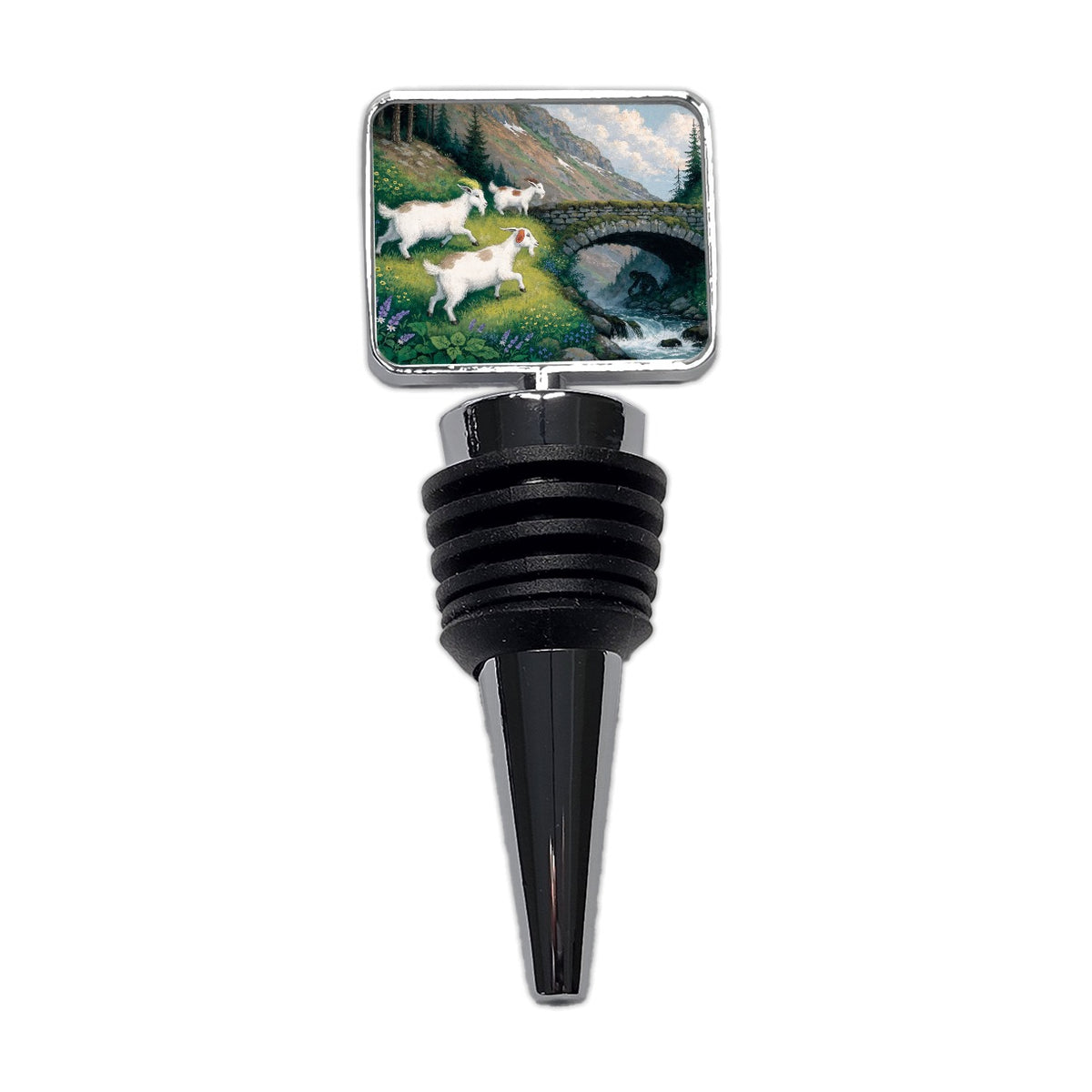 Three Billy Goats Gruff Wine Bottle Stopper