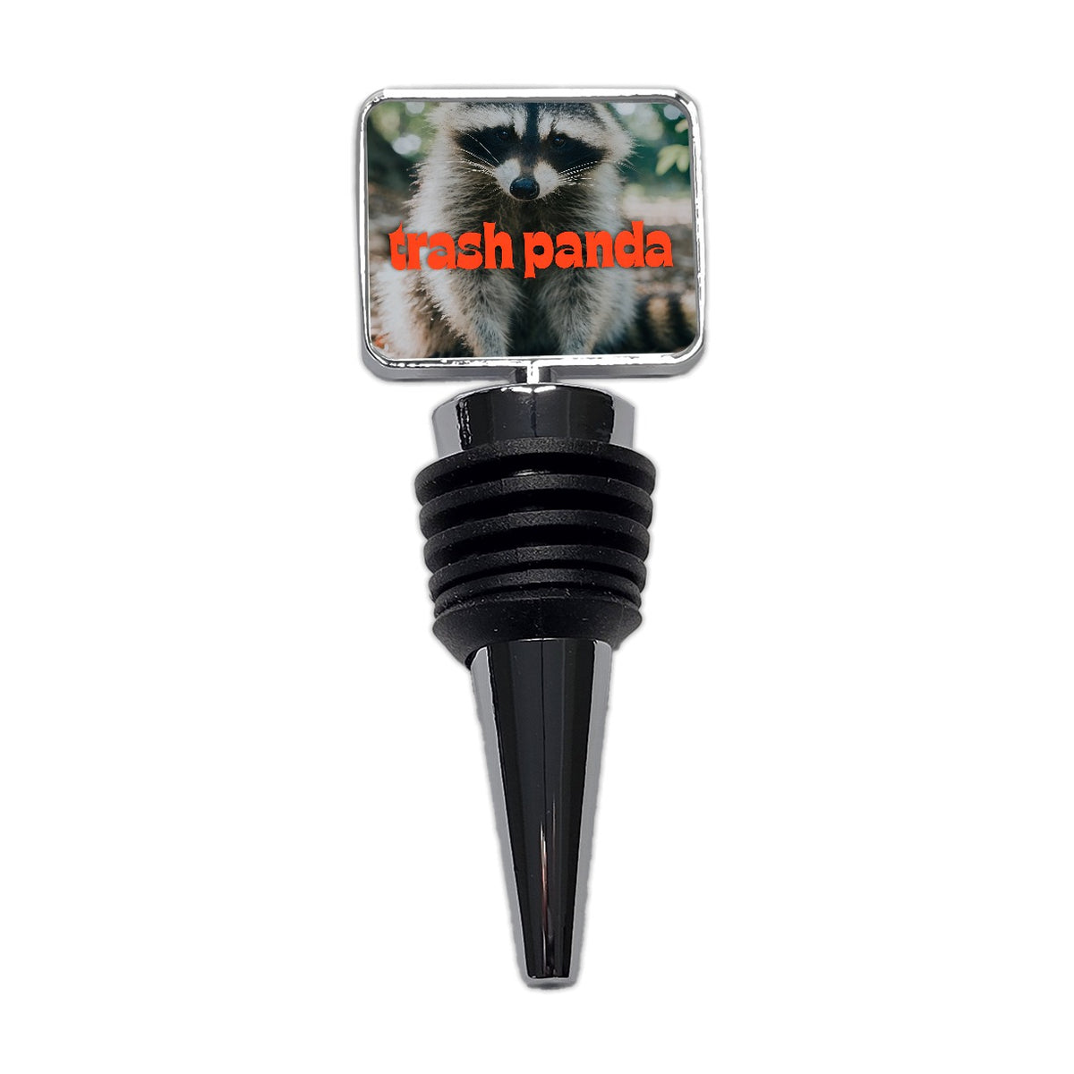 Trash Panda Raccoon Funny Wine Bottle Stopper