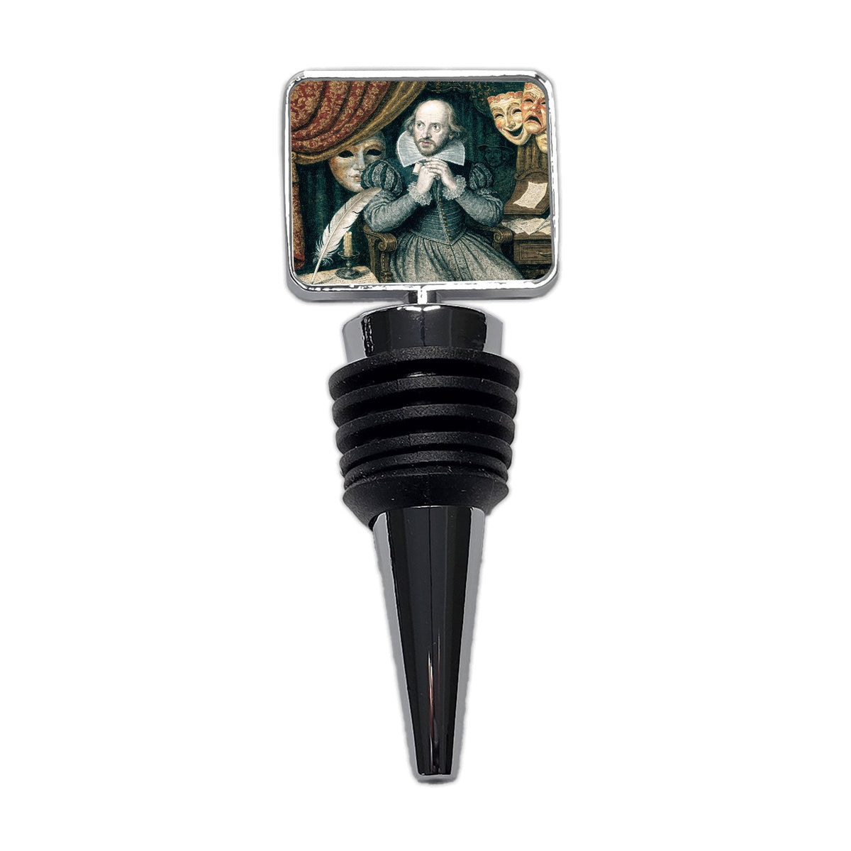 William Shakespeare Playwright Wine Bottle Stopper