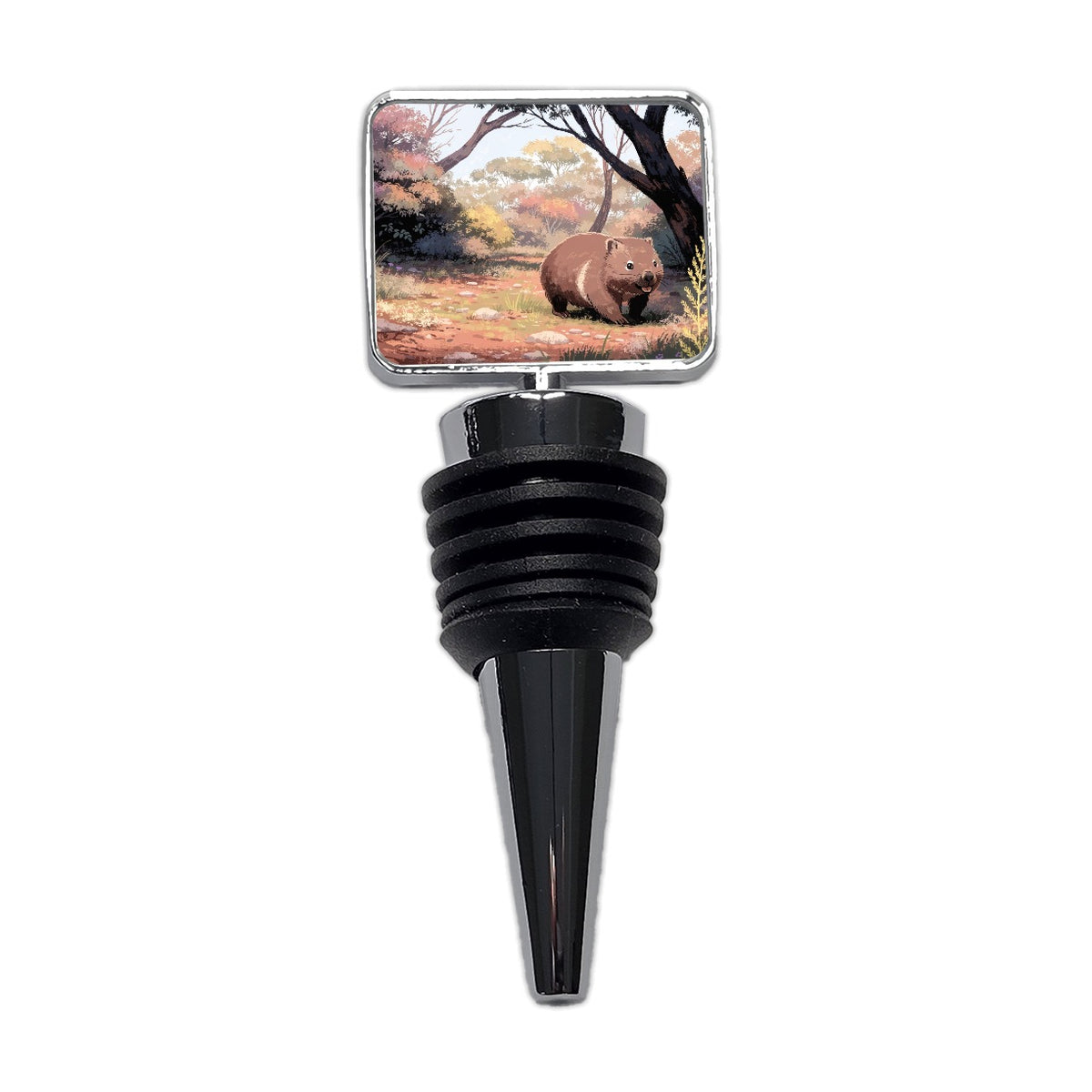 Wombat Australian Bush Wine Bottle Stopper